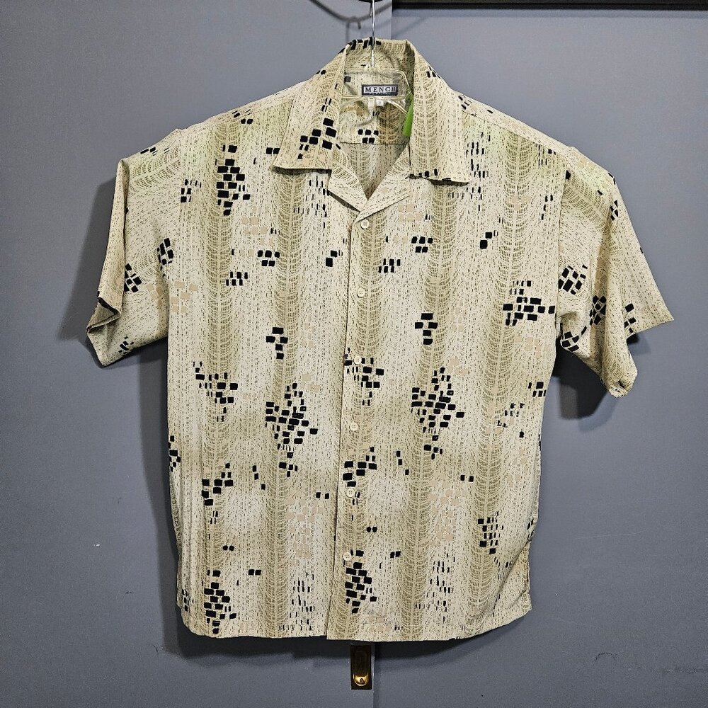 Mench Platinum men’s casual button up shirt size 3XL